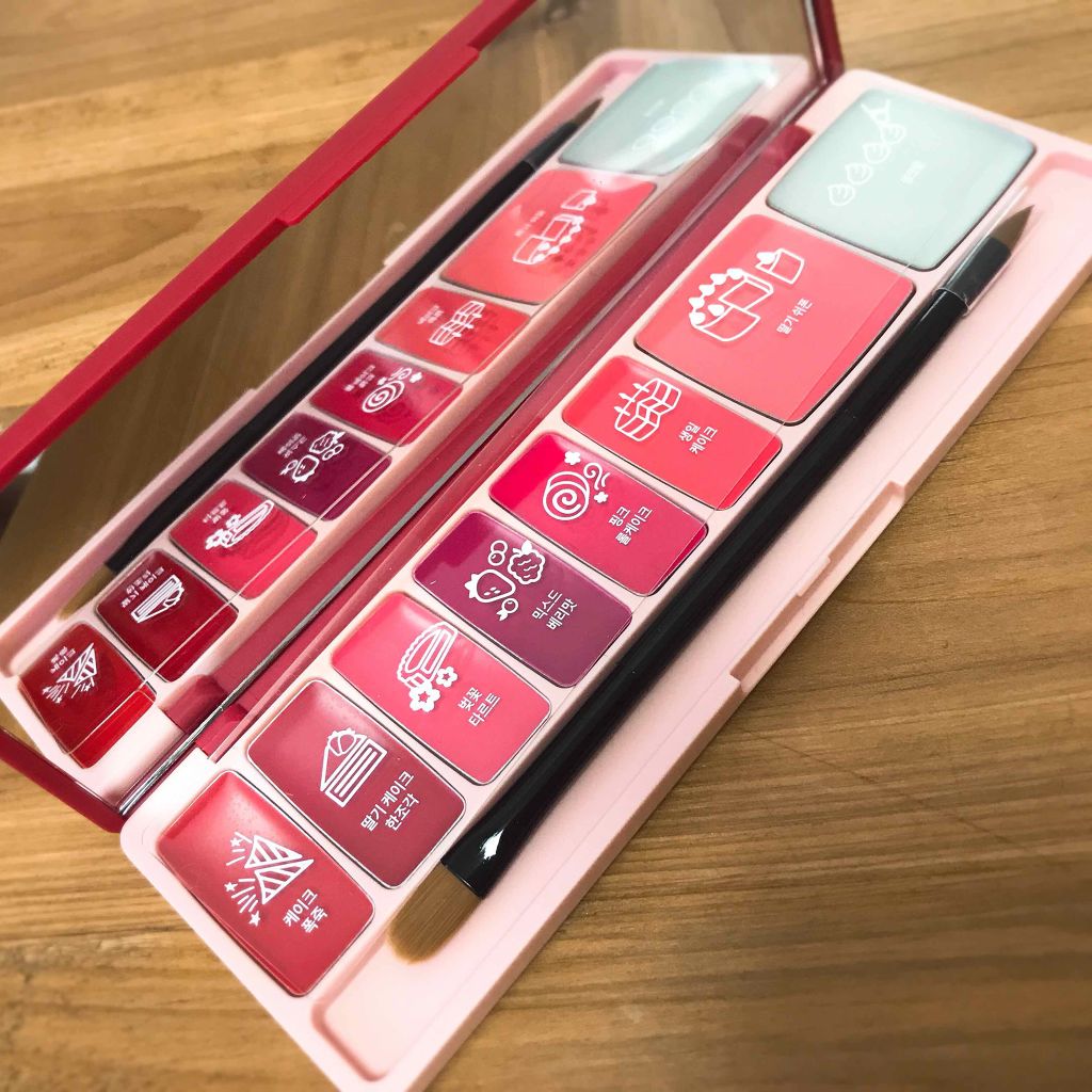 プレイカラーリップ&チーク/ETUDE/口紅を使ったクチコミ(2枚目)