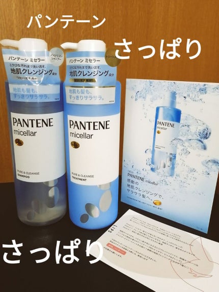 PRO-V ミセラー ピュア&クレンズ ノンシリコンシャンプー/トリートメント/パンテーン/市販シャンプーを使ったクチコミ(1枚目)
