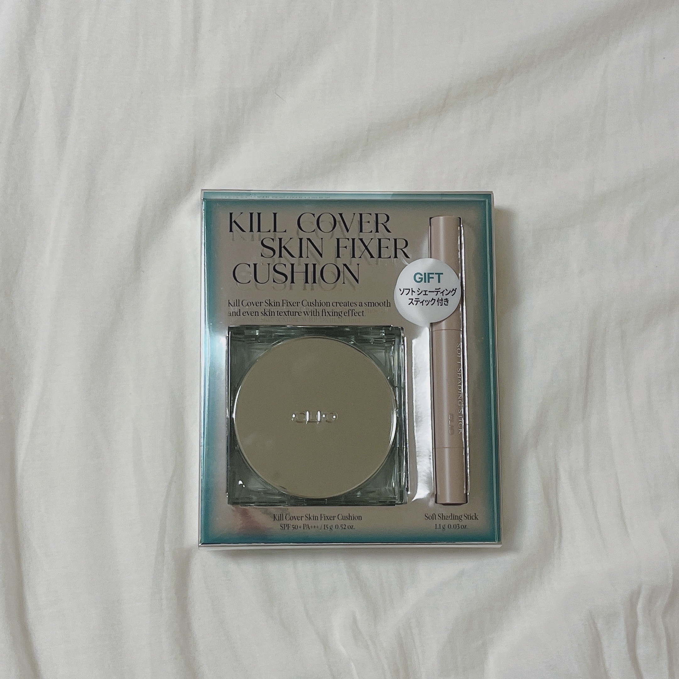 クリオ キル カバー スキン フィクサー クッション 21C LINGERIE/CLIO/クッションファンデーションを使ったクチコミ（1枚目）