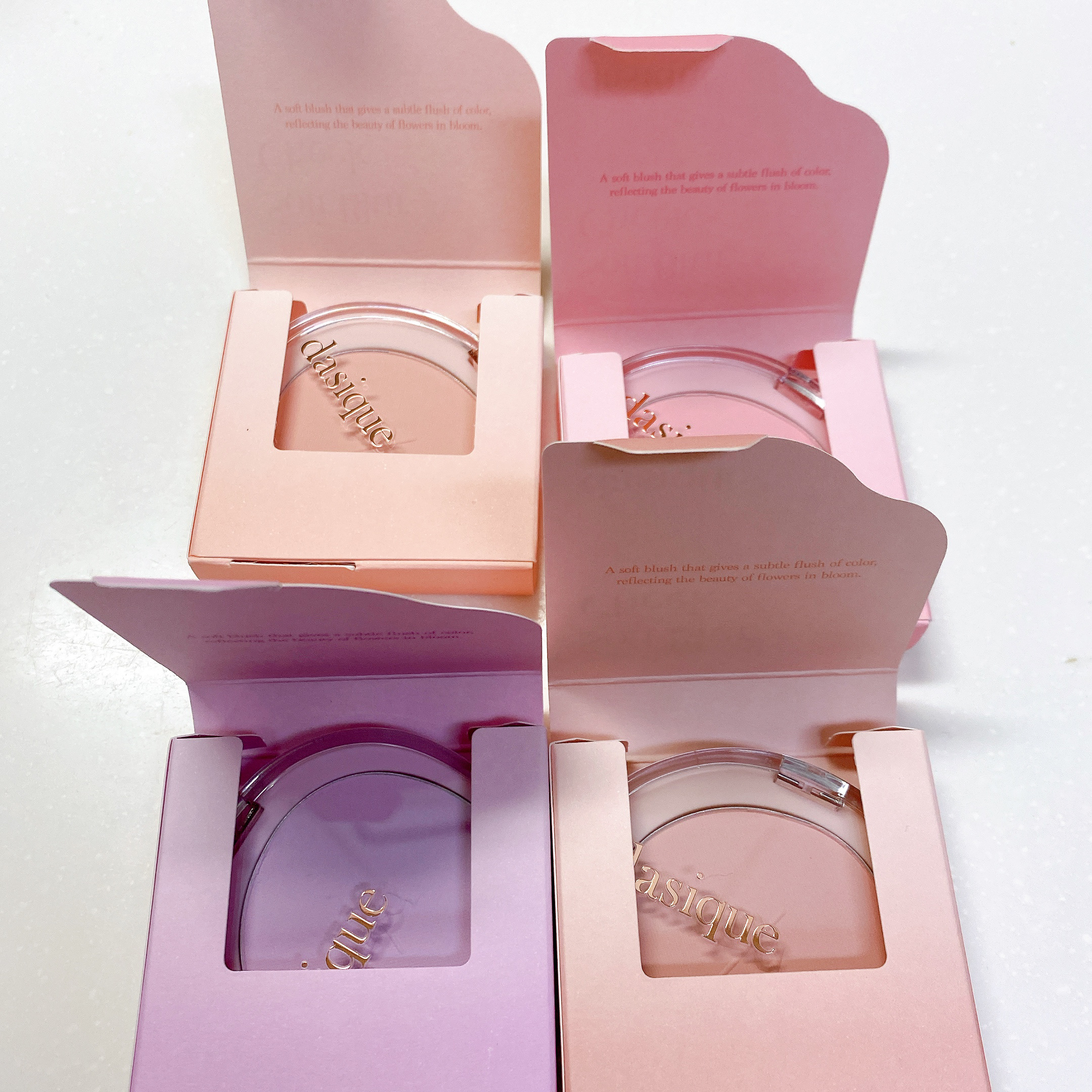 ソフトブラーチーク 01ピーチビュー/dasique/パウダーチークを使ったクチコミ（3枚目）