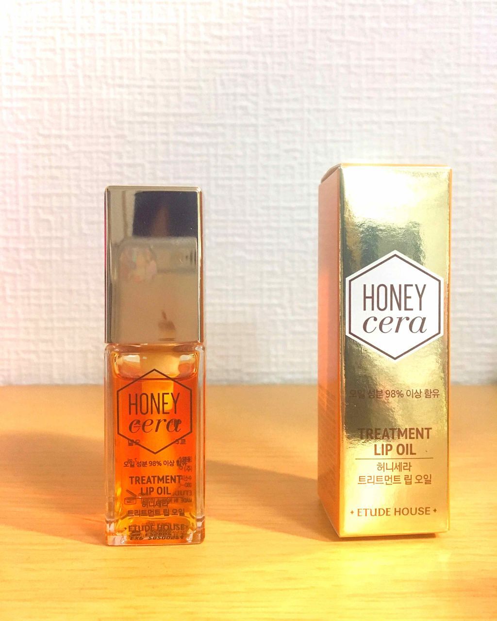 Hセラ トリートメント リップオイル/ETUDE/リップグロスを使ったクチコミ(1枚目)