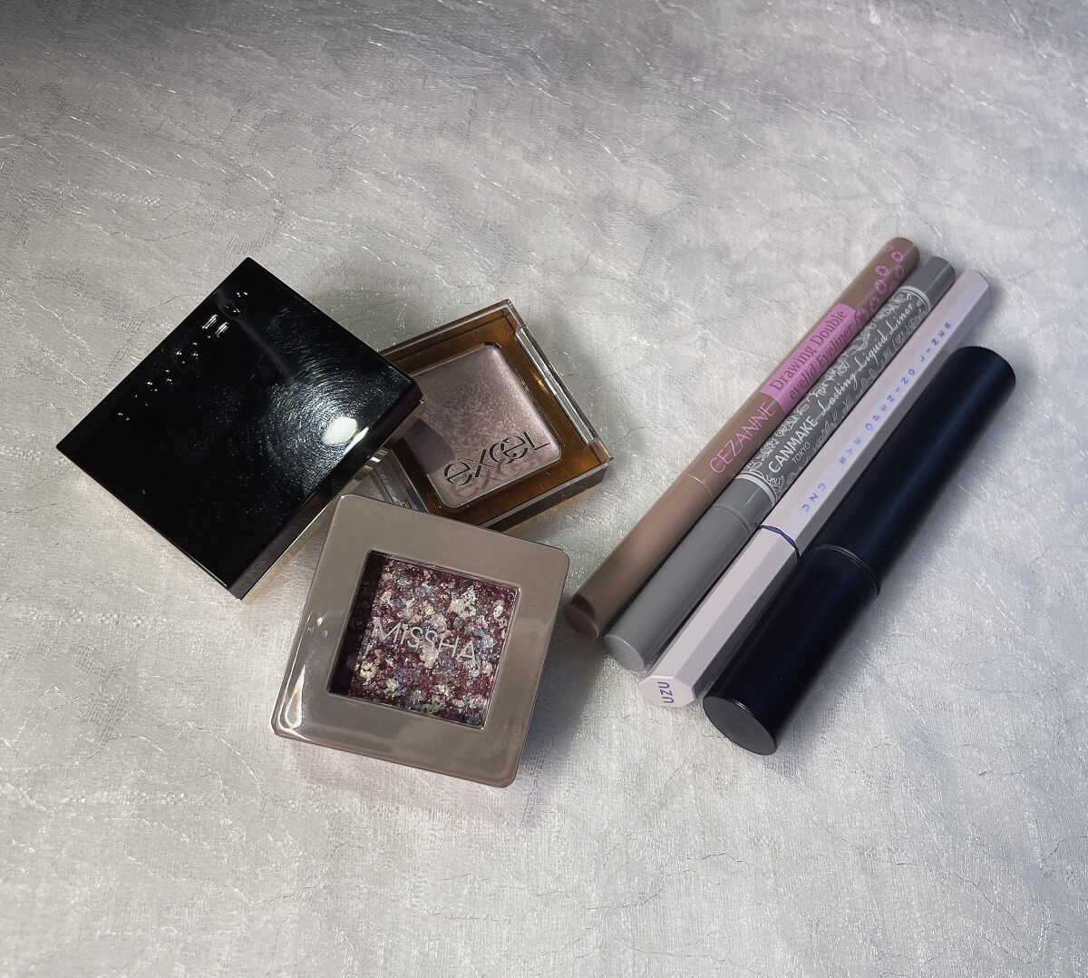 グリッタープリズム シャドウ/MISSHA/グリッターを使ったクチコミ（3枚目）