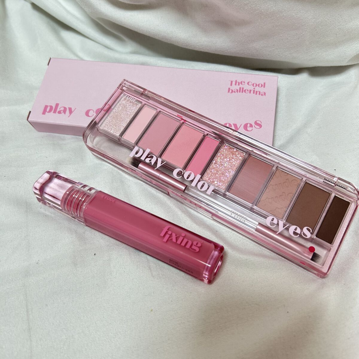 プレイカラー アイシャドウ/ETUDE/アイシャドウパレットを使ったクチコミ（2枚目）