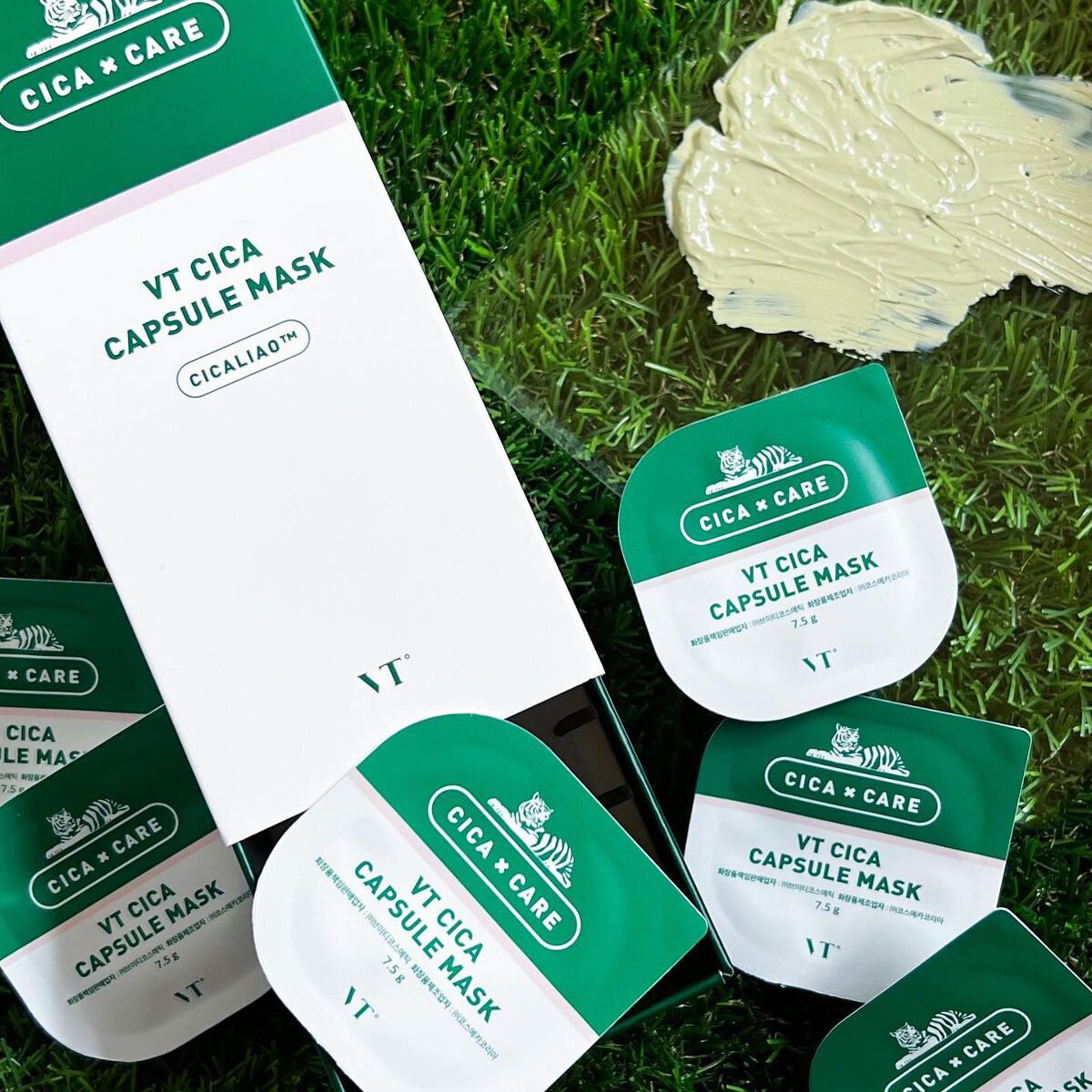 CICA カプセルマスク/VT/洗い流すパック・マスクを使ったクチコミ（1枚目）