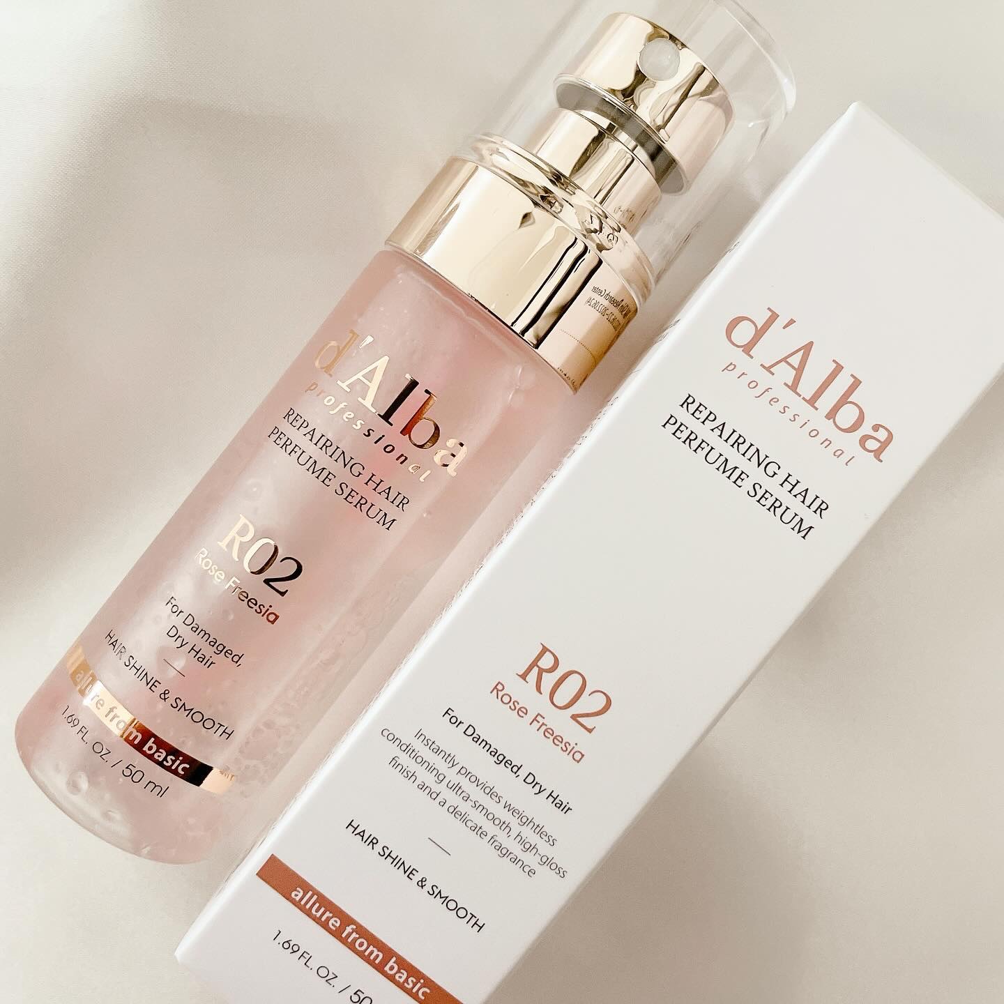 プロフェッショナルリペアリングヘアパヒュームセラム/ダルバ/ヘアミストを使ったクチコミ（1枚目）