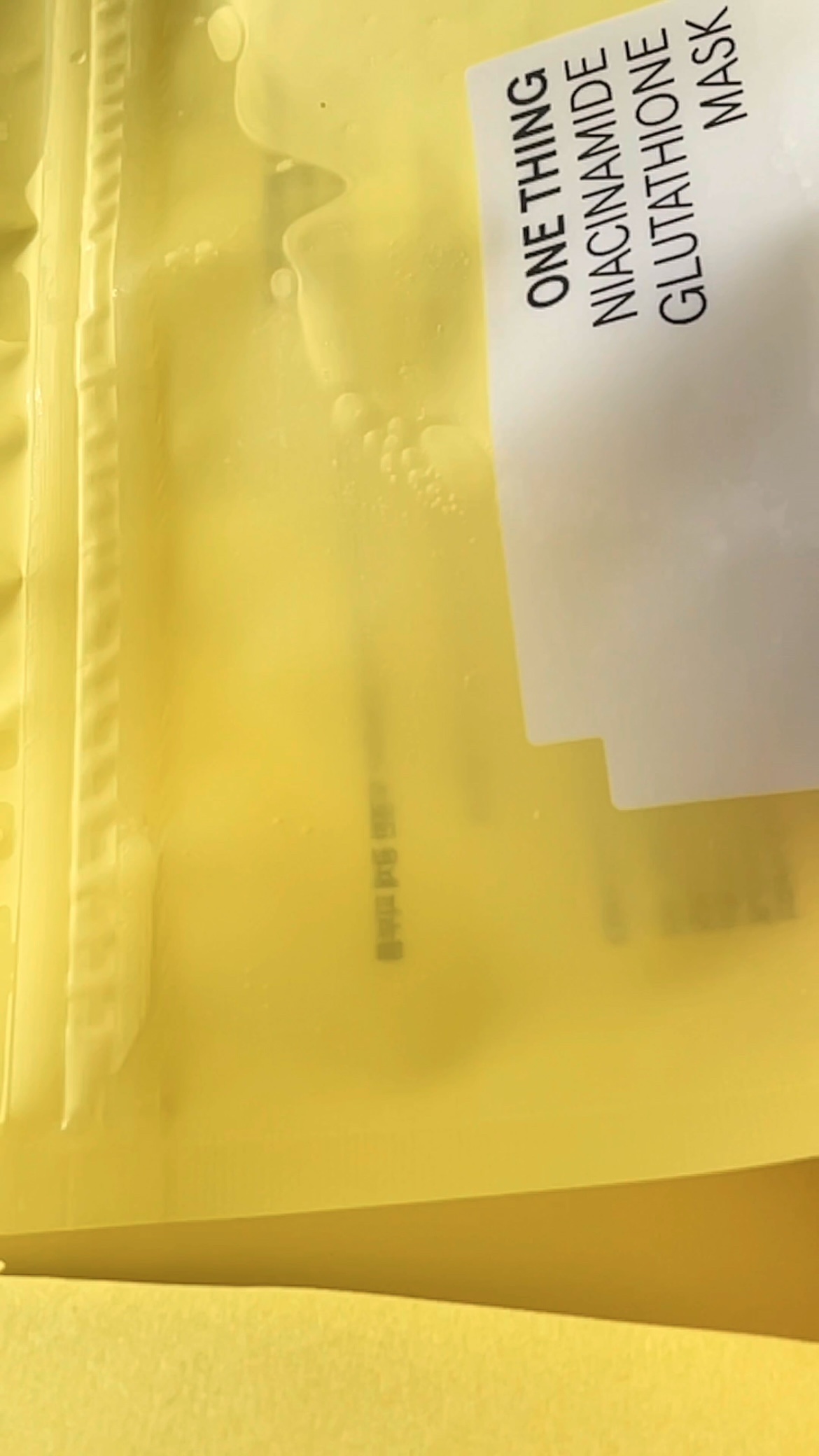 ナイアシンアミドグルタチオンマスク/ONE THING/シートマスク・パックを使ったクチコミ（2枚目）