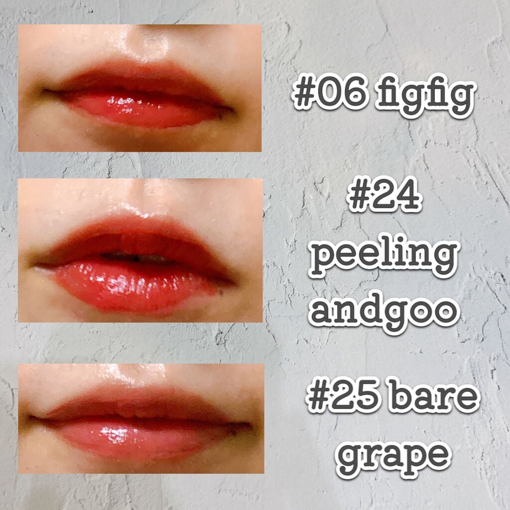 ジューシーラスティングティント/rom&nd/リップティントを使ったクチコミ(4枚目)