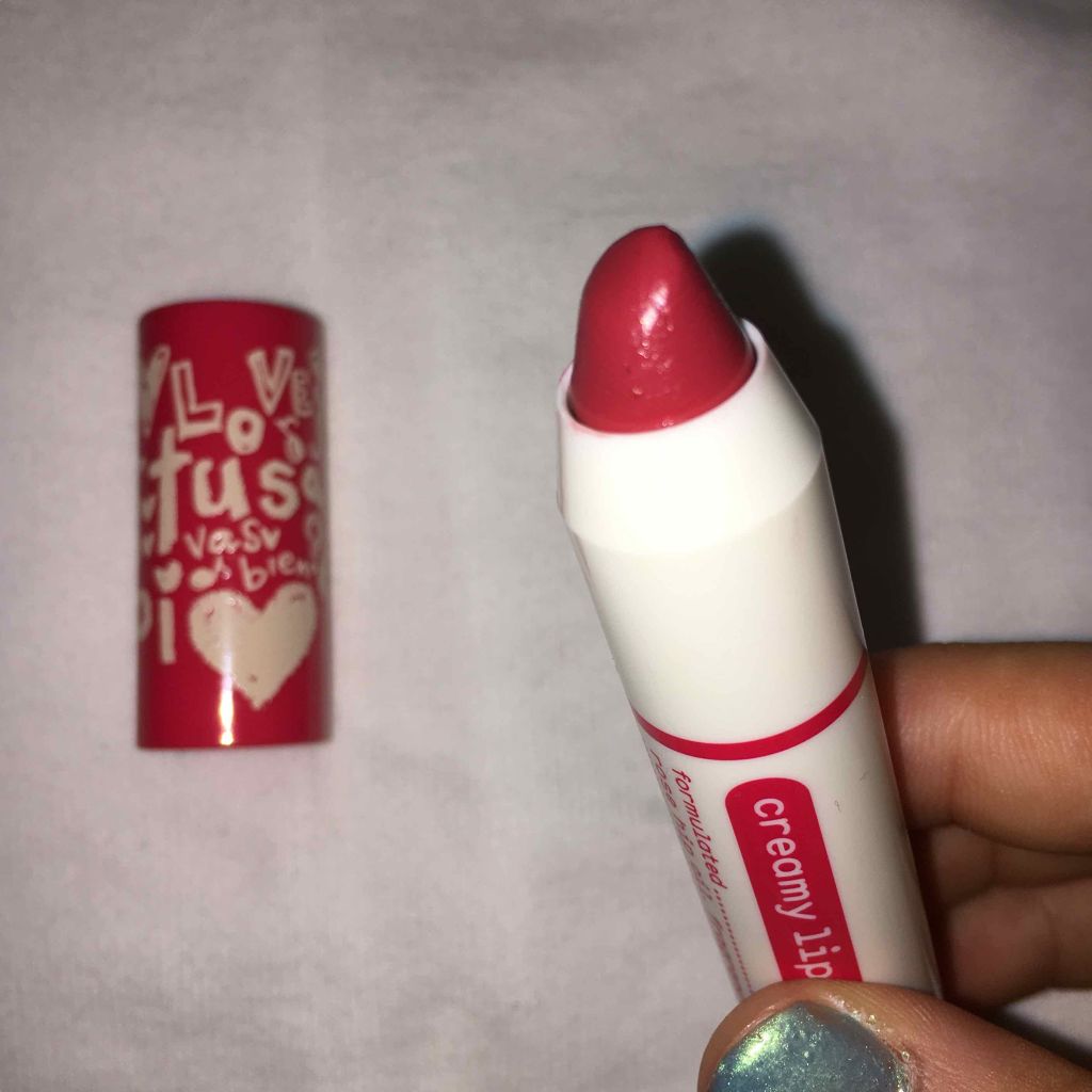 クリーミークレヨンリップ/ettusais/口紅を使ったクチコミ（2枚目）