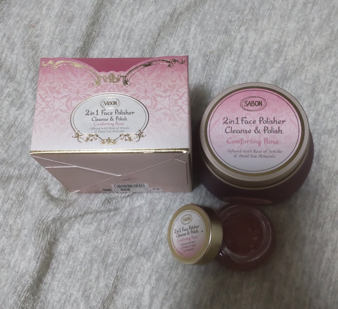 フェイスポリッシャー コンフォーティング・ローズ/SABON/スクラブ・ゴマージュを使ったクチコミ(1枚目)