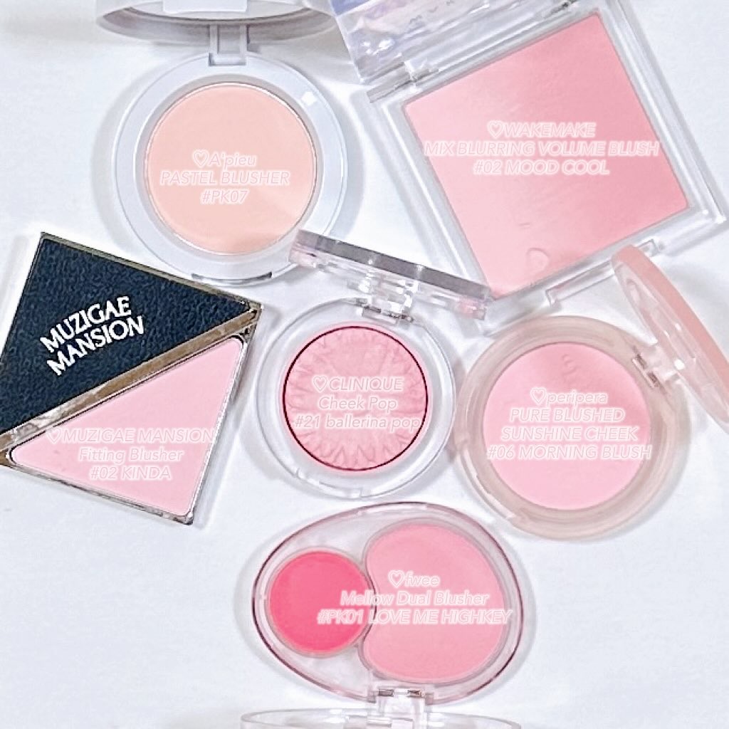 アピュー パステルブラッシャー/A’pieu/パウダーチークを使ったクチコミ（2枚目）