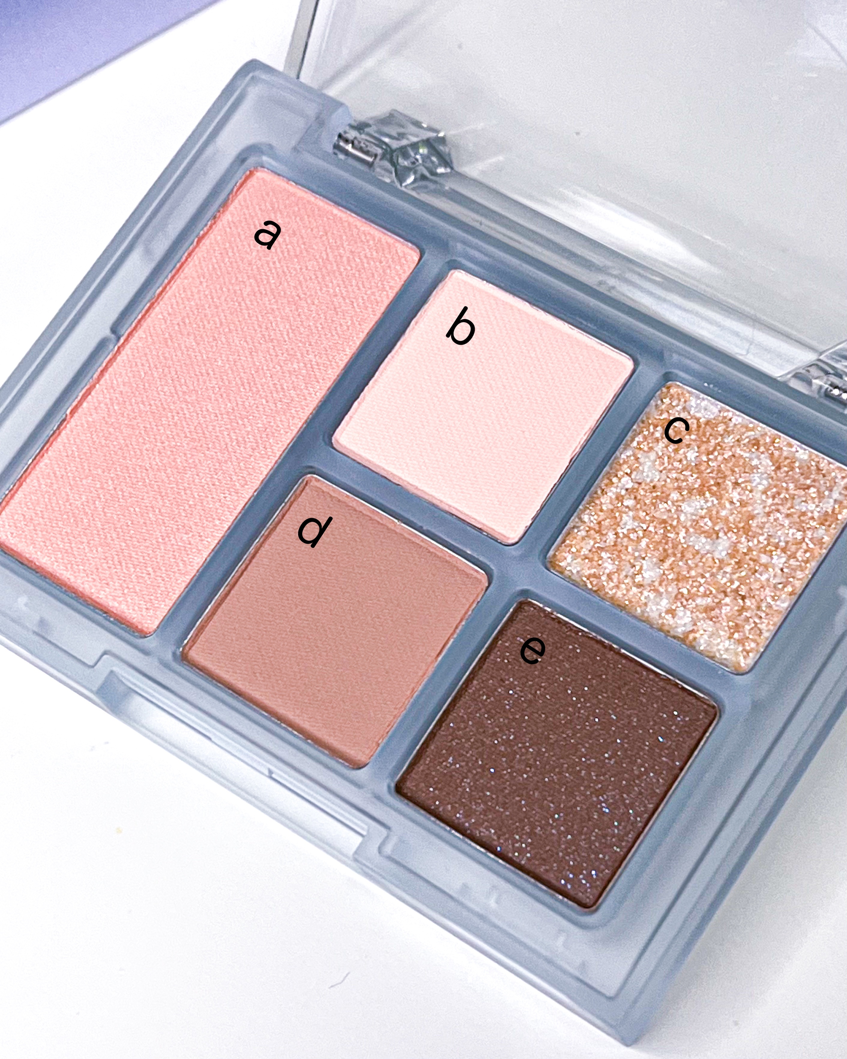 オールラウンドアイパレット 05 ローズファズ/hince/マルチパレットを使ったクチコミ（3枚目）