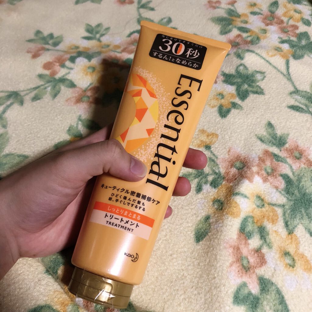 しっとりまとまる トリートメント/エッセンシャル/洗い流すヘアトリートメントを使ったクチコミ（1枚目）