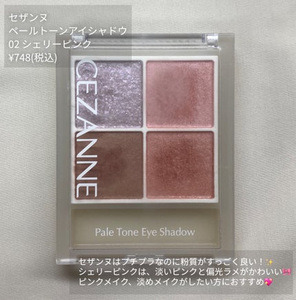 ペールトーンアイシャドウ/CEZANNE/アイシャドウを使ったクチコミ(2枚目)