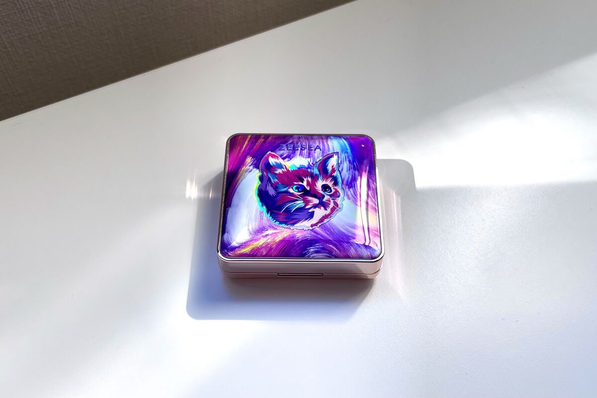 アニマルアイシャドウ(4シェード) 04 ワイルドベリー/ZEESEA/アイシャドウパレットを使ったクチコミ（2枚目）