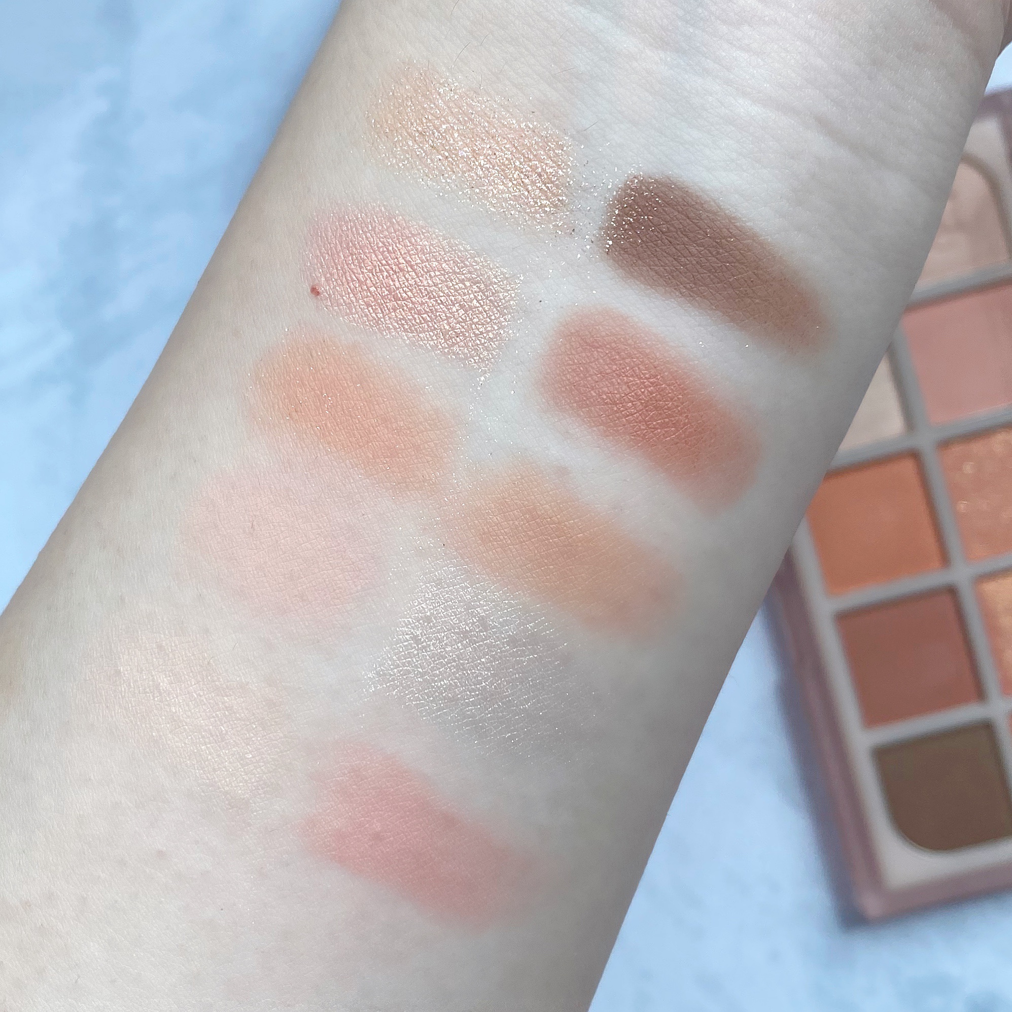 MDショールモーメント アイシャドウパレット/mude./アイシャドウパレットを使ったクチコミ（3枚目）