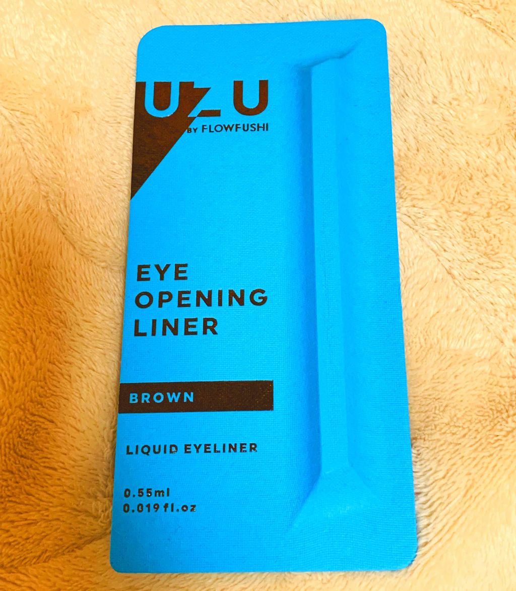 EYE OPENING LINER/UZU BY FLOWFUSHI/リキッドアイライナーを使ったクチコミ（1枚目）