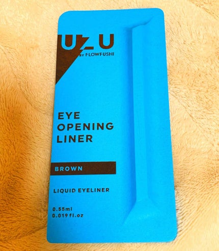 EYE OPENING LINER/UZU BY FLOWFUSHI/リキッドアイライナーを使ったクチコミ(1枚目)