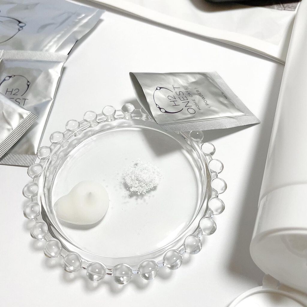 トリートメント/H2 ONEST/洗い流すヘアトリートメントを使ったクチコミ（3枚目）