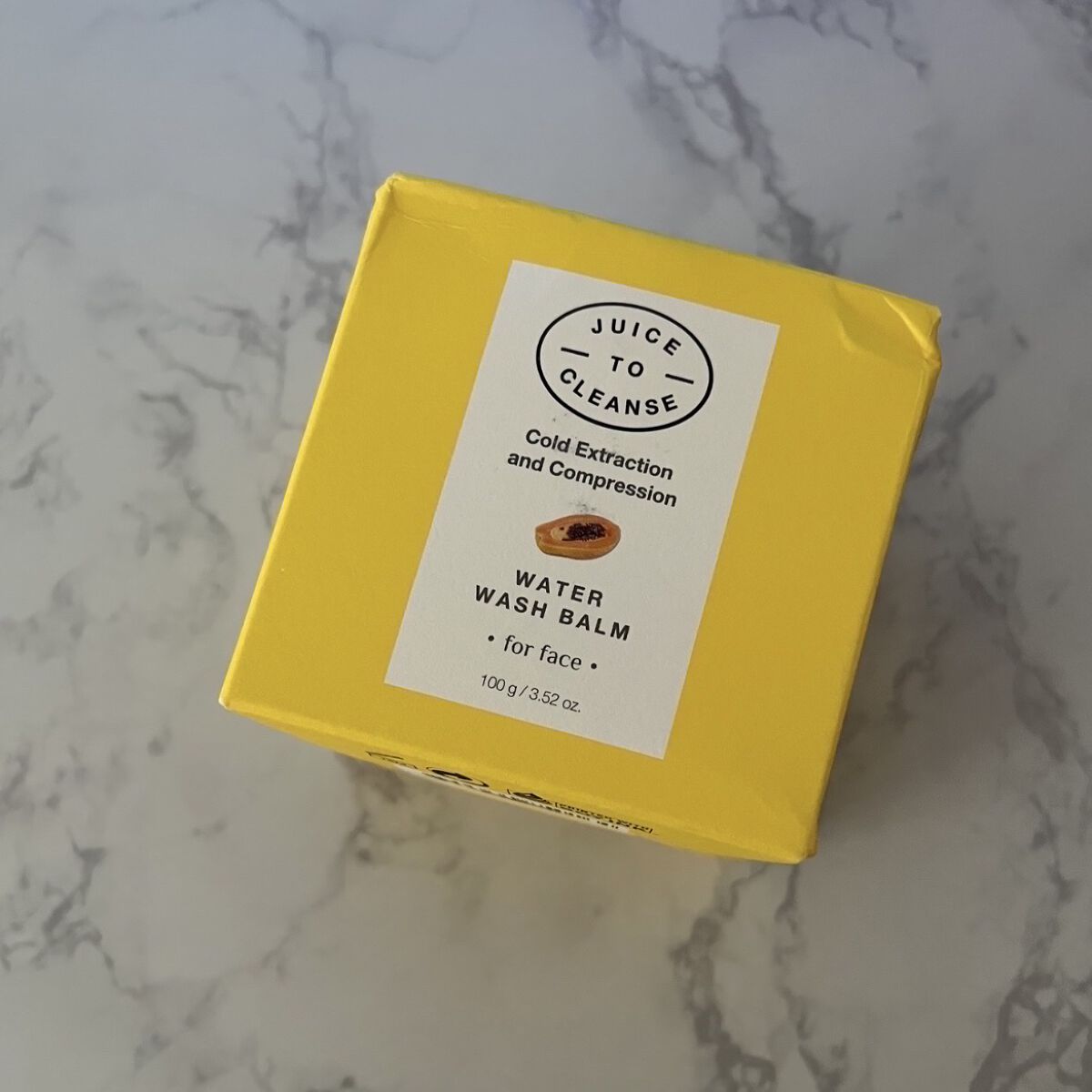 ウォーターウォッシュバーム/JUICE TO CLEANSE/スクラブ・ゴマージュを使ったクチコミ（2枚目）