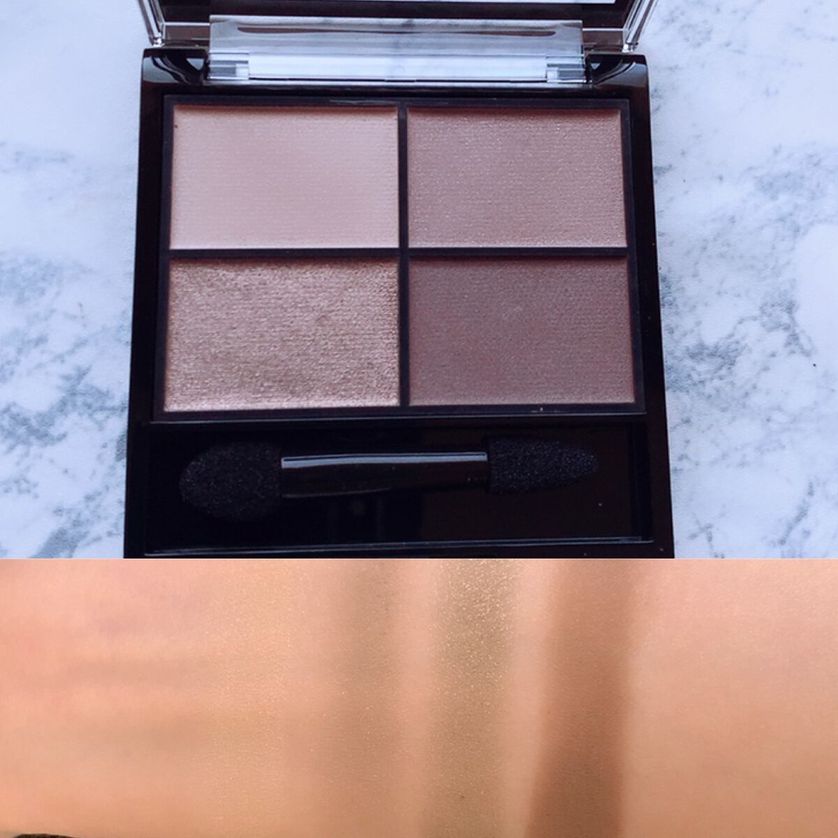 レブロン カラーステイ デイ トゥ ナイト アイシャドウ クアッド 500 アディクティブ /REVLON/アイシャドウパレットを使ったクチコミ（3枚目）