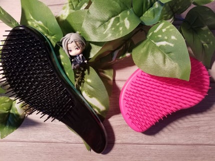 キャンドゥ 絡みにくい!髪通りなめらか長短2段ヘアブラシのクチコミ「これ!あの何だっけ?
タングステンじゃない、タンブルウィード…違う。
そうだよ、タングルティー.....」(1枚目)