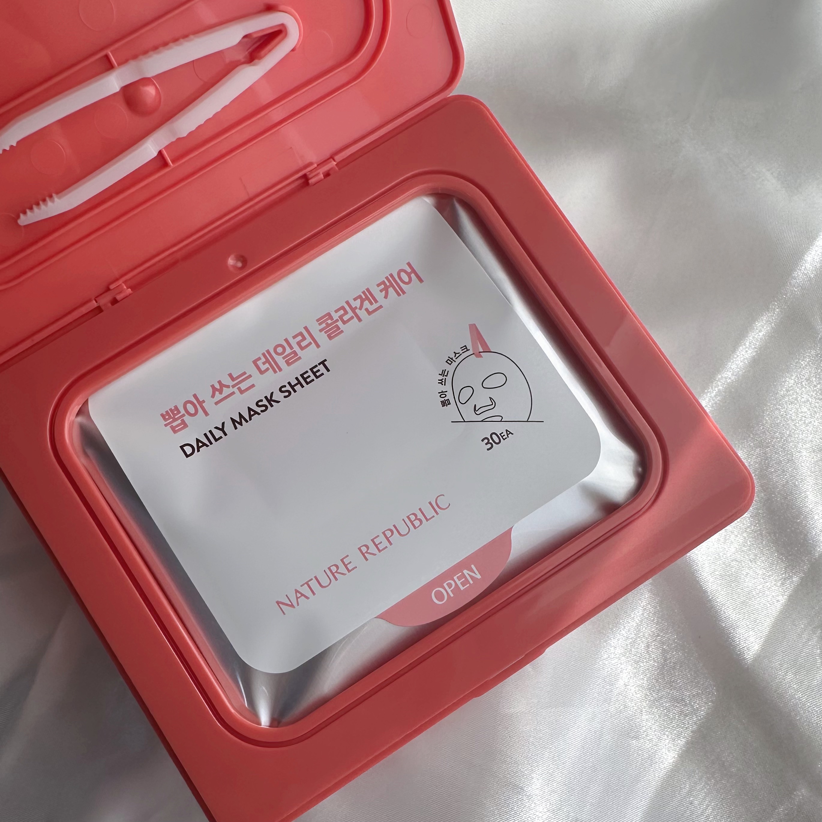 コラーゲンデイリーシートマスク/ネイチャーリパブリック/シートマスク・パックを使ったクチコミ（2枚目）