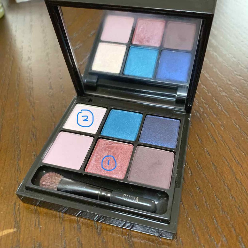 ケイト ザ アイカラー 040 ローズ/KATE/単色アイシャドウを使ったクチコミ（3枚目）