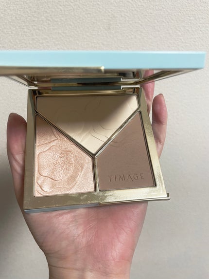 ハイライトシェーディングパレット/TIMAGE/パウダーハイライトを使ったクチコミ(1枚目)