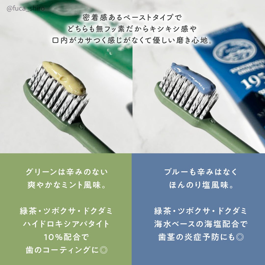 チェジュミネラルソルトブルーオーガニック歯磨き粉/1950/歯磨き粉を使ったクチコミ(3枚目)