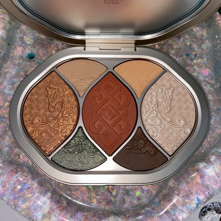 夕影マルチパレット(遊牧限定)/花西子/アイシャドウパレットを使ったクチコミ(5枚目)