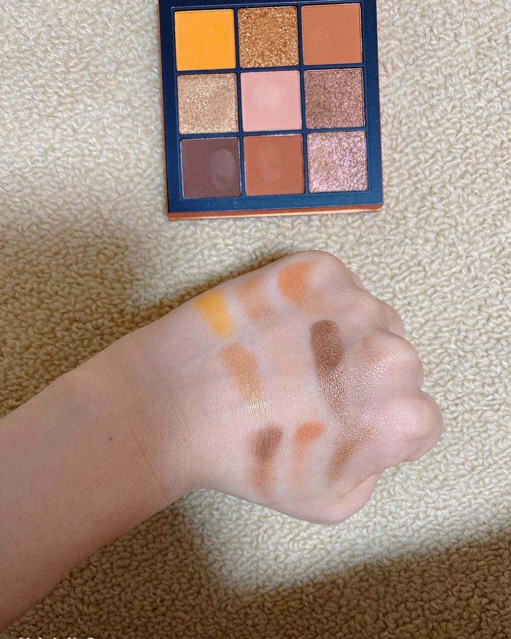 Obsessions Eyeshadow Palette/Huda Beauty/アイシャドウパレットを使ったクチコミ(3枚目)