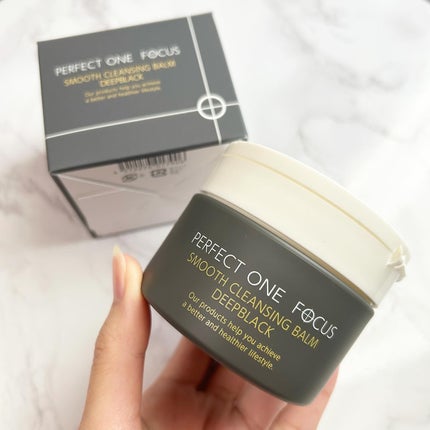パーフェクトワンフォーカス スムースクレンジングバーム ディープブラック/PERFECT ONE FOCUS/クレンジングバームを使ったクチコミ(1枚目)