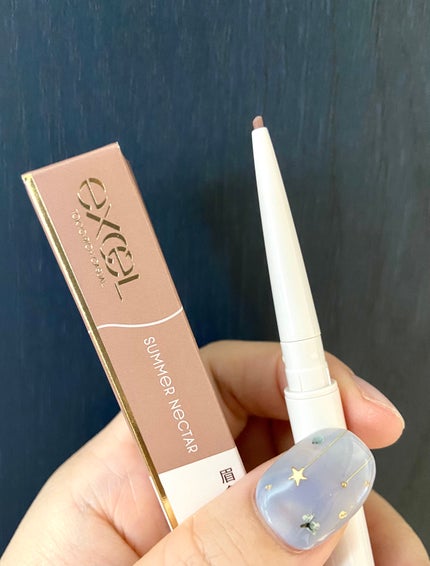 カラーエディットスリムブロウ ES02 サマーネクター/excel/アイブロウペンシルを使ったクチコミ(1枚目)