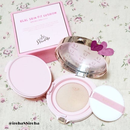 リアルスキンフィットクッション/ShionLe/クッションファンデーションを使ったクチコミ(3枚目)