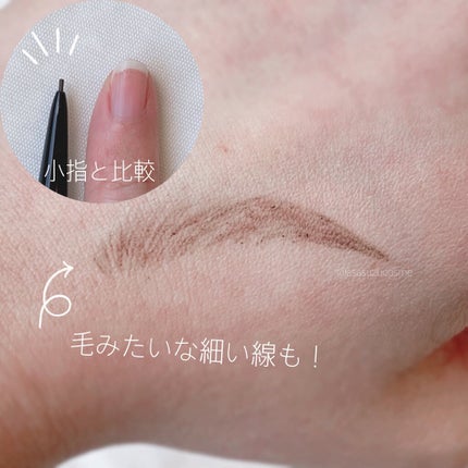 超細芯アイブロウ/CEZANNE/アイブロウペンシルを使ったクチコミ(4枚目)