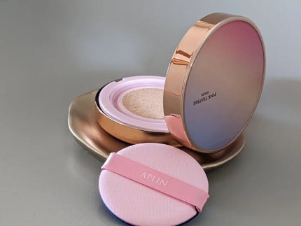 ピンクティーツリーカバーアップグロウクッション/APLIN/クッションファンデーションを使ったクチコミ(4枚目)