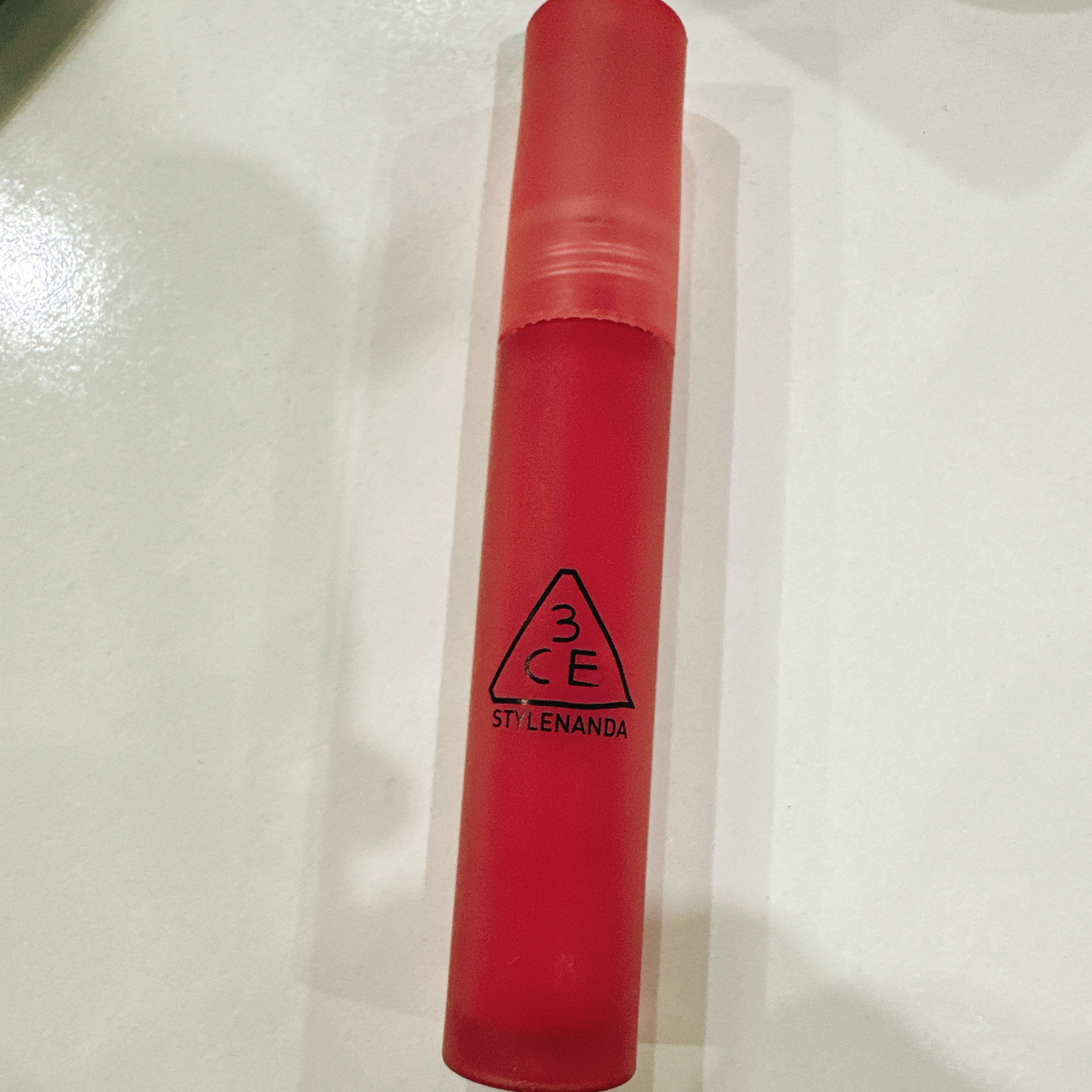 3CE ブラー ウォーターティント グァバジュース/3CE/リップティントを使ったクチコミ（1枚目）