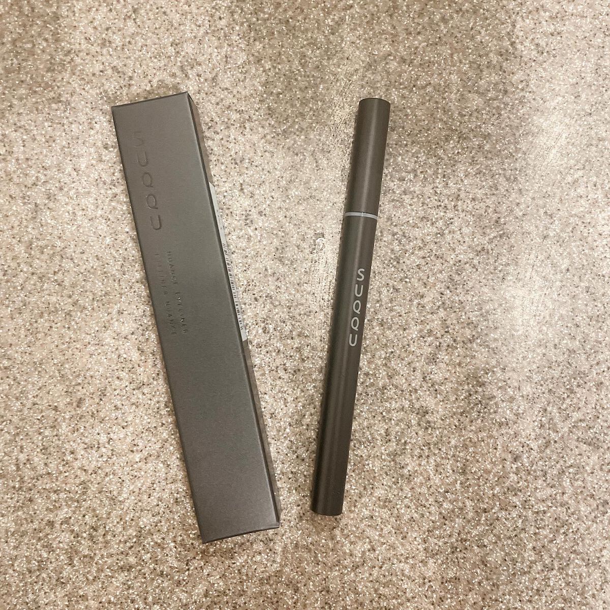 ニュアンス アイライナー 03 グレー/SUQQU/リキッドアイライナーを使ったクチコミ（1枚目）