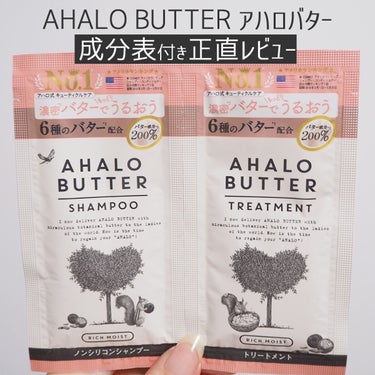 リッチモイスト バターとメープルシロップのモコモコ泡のシャンプー／バターとヨーグルトのとろとろトリートメント/AHALO BUTTER/シャンプー・コンディショナーを使ったクチコミ（1枚目）