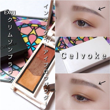 セルヴォーク インディケイトアイブロウパウダー/Celvoke/パウダーアイブロウを使ったクチコミ(7枚目)