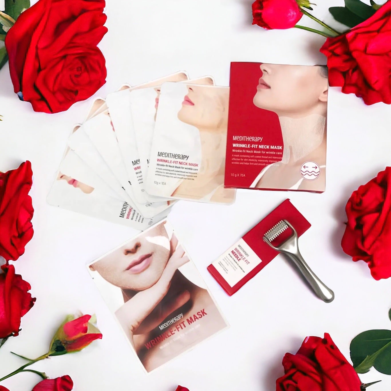 リンクルフィットマスク+ニードルローラー/MEDITHERAPY/美顔器・マッサージを使ったクチコミ(1枚目)