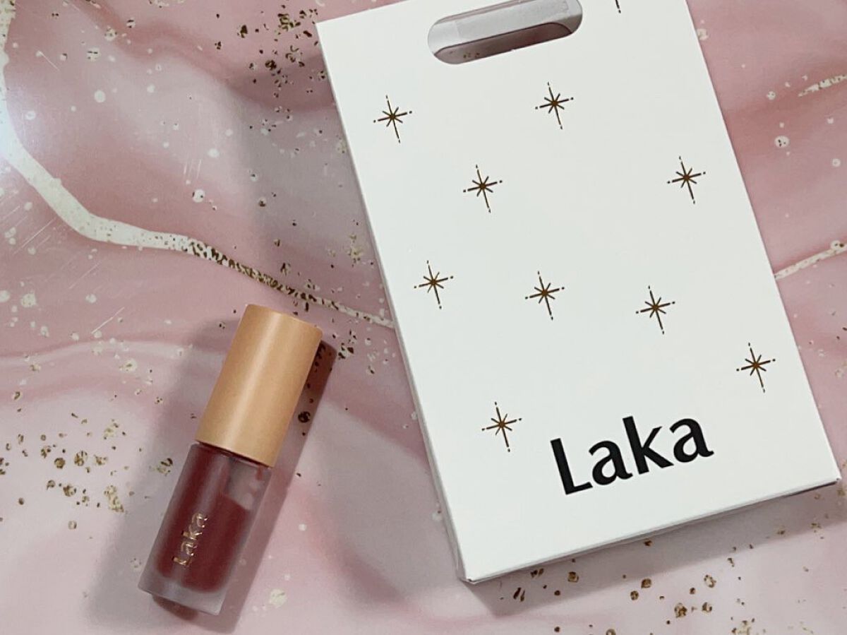 フルーティーグラムティント/Laka/リップティントを使ったクチコミ(2枚目)