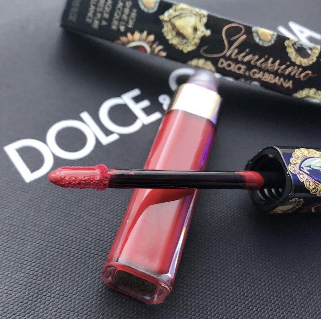 シャイニッシモ ハイシャインリップラッカー/DOLCE&GABBANA BEAUTY/口紅を使ったクチコミ（2枚目）
