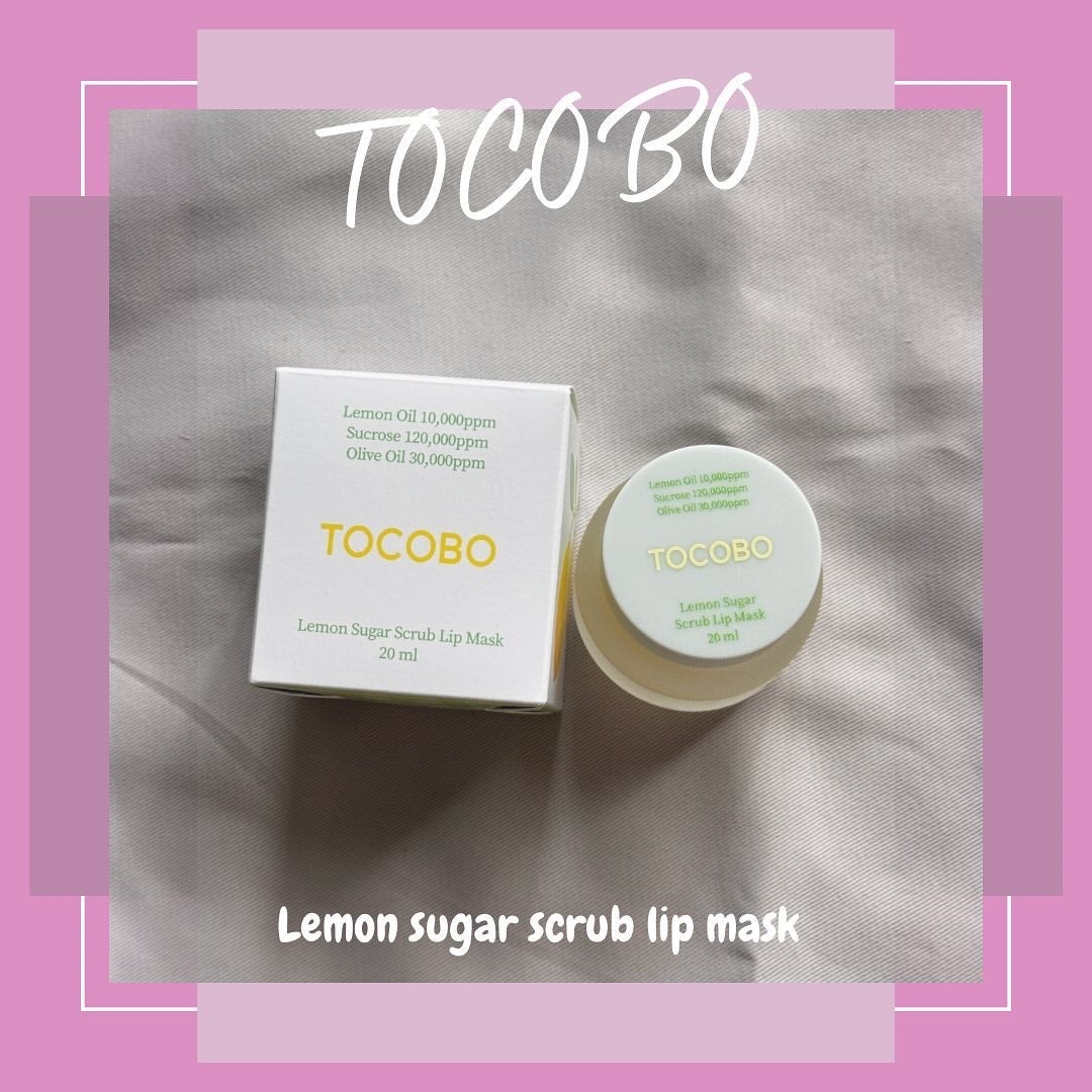 レモンシュガースクラブリップマスク/TOCOBO/リップスクラブを使ったクチコミ(1枚目)