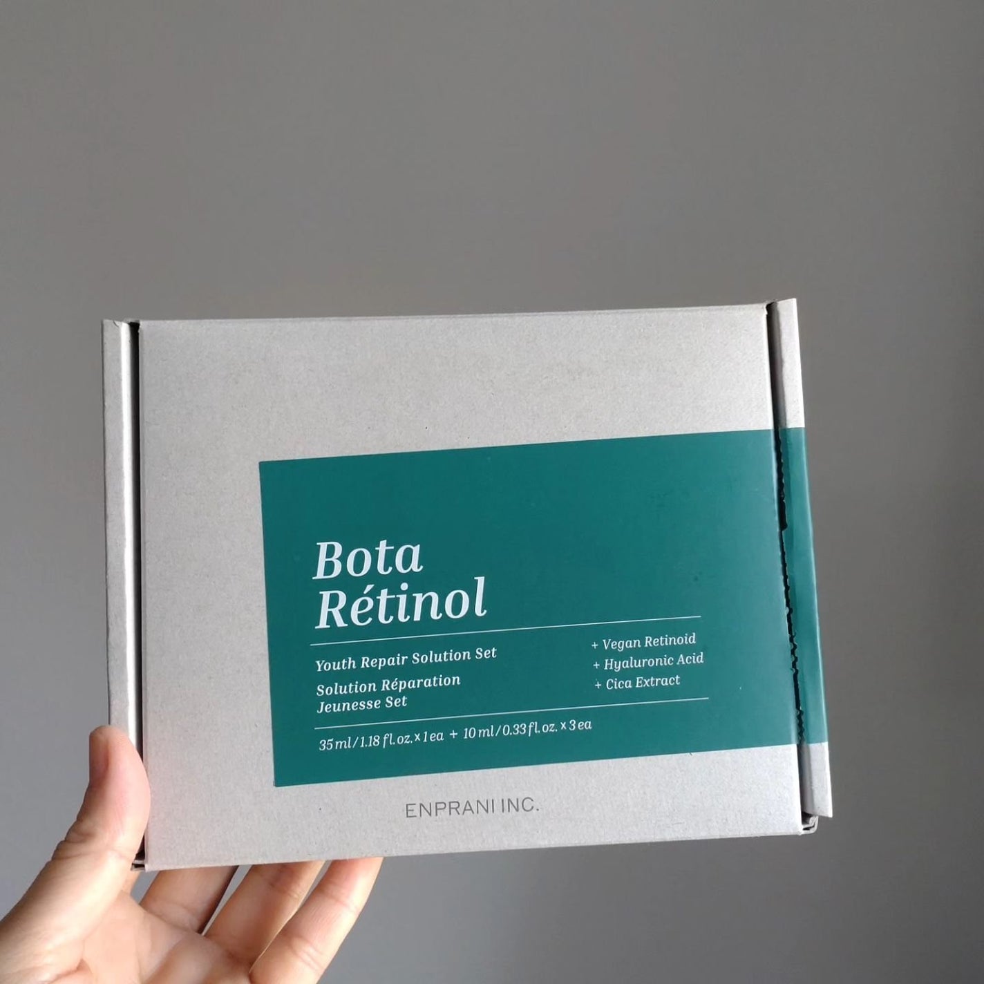 ボタレチノールユースリペアソリューションセット/ENPRANI(韓国)/美容液を使ったクチコミ(3枚目)