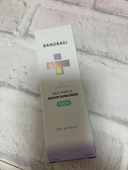 ミルクシスルリペアシカサンスクリーンプラス/BANOBAGI/日焼け止めミルクを使ったクチコミ(1枚目)