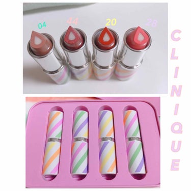 CLINIQUE ドラマティカリー ディファレント リップスティックのクチコミ「CLINIQUEの二層リップ❣️形が使いやすいっ！2/1発売の限定キット〜🌸🌸🎨


ドラマテ.....」（1枚目）