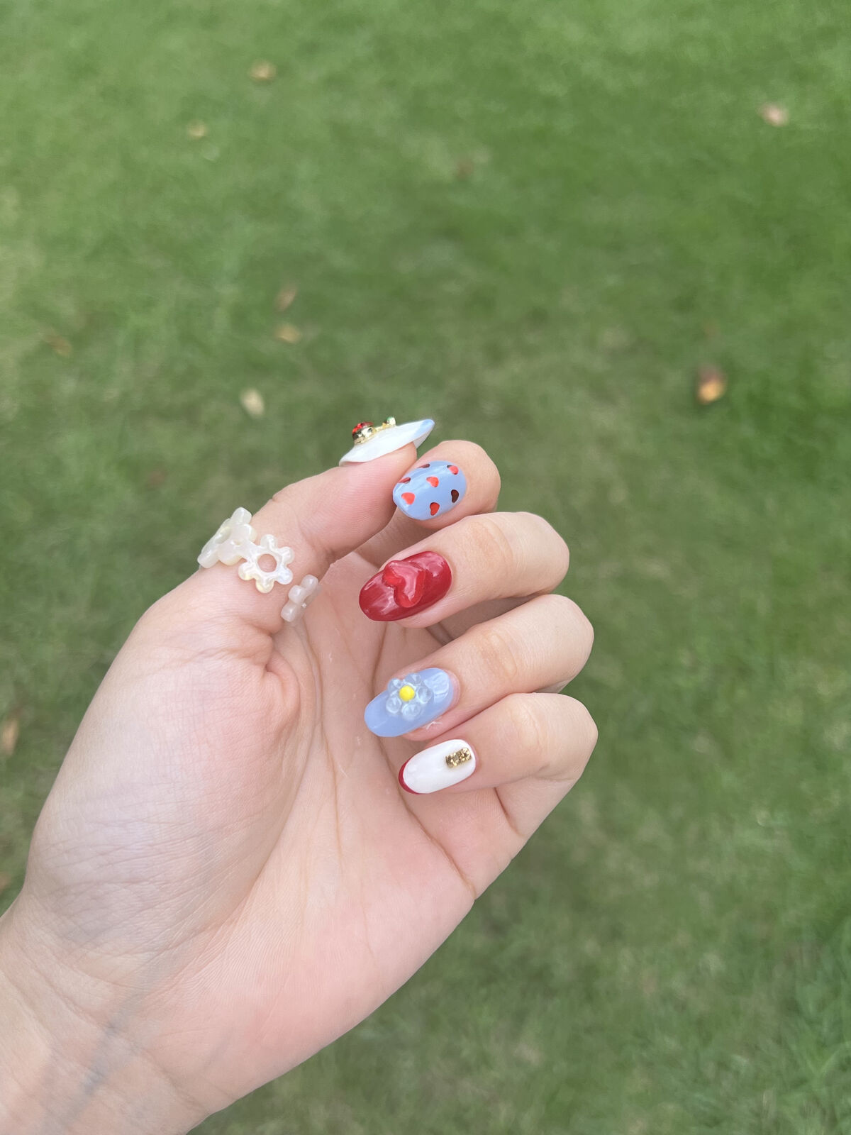 ネイルチップオーバルタイプ/DAISO/ネイルチップ・パーツを使ったクチコミ（3枚目）