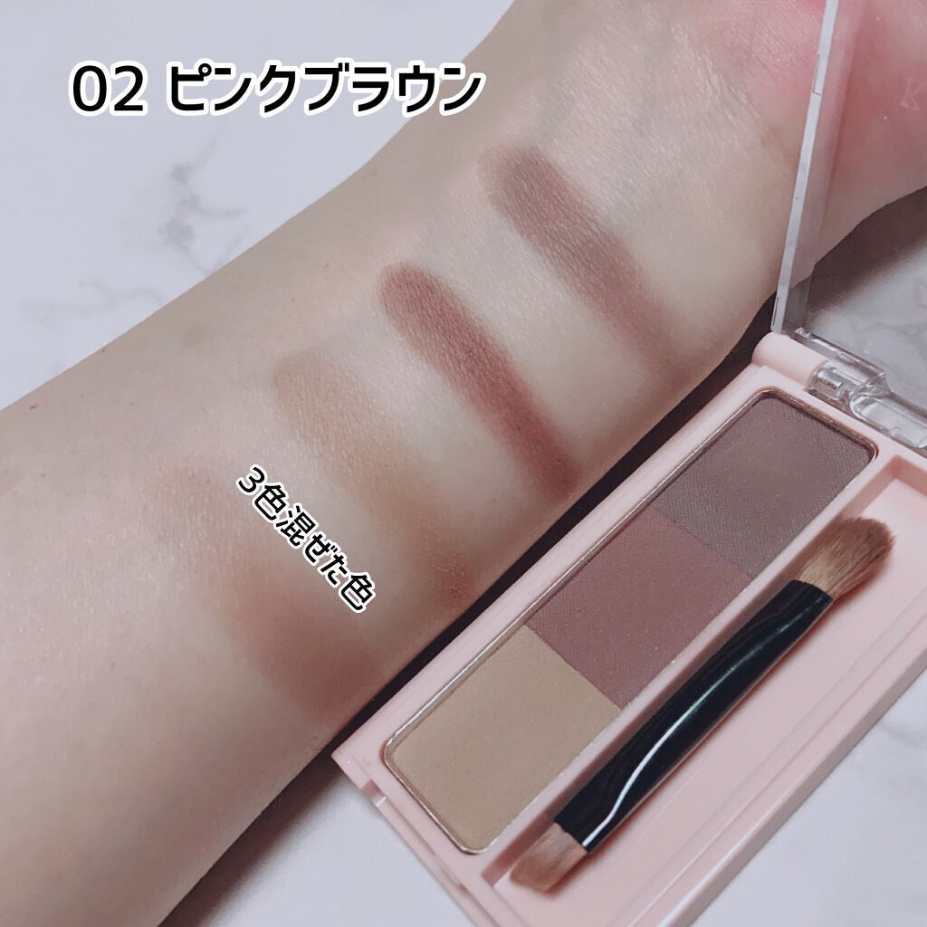 アイブロウパウダー/Kirei&co./パウダーアイブロウを使ったクチコミ(5枚目)