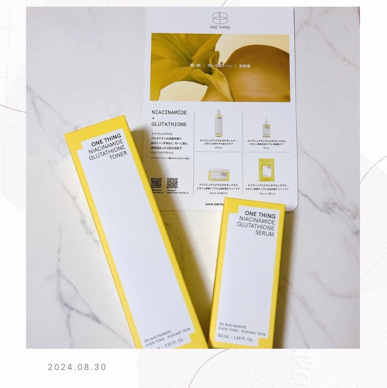 ナイアシンアミドグルタチオントナー/ONE THING/化粧水を使ったクチコミ（2枚目）